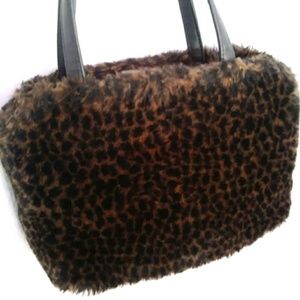 Amanda Smith Synthetic Fur Purse